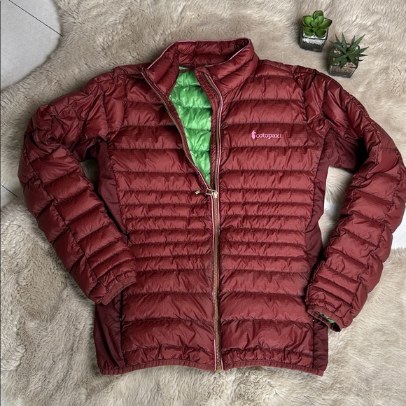 Cotopaxi Fuego LT Down Puffer Jacket Brick 950 Fill Goose Down Polartec Small - Picture 2 of 16